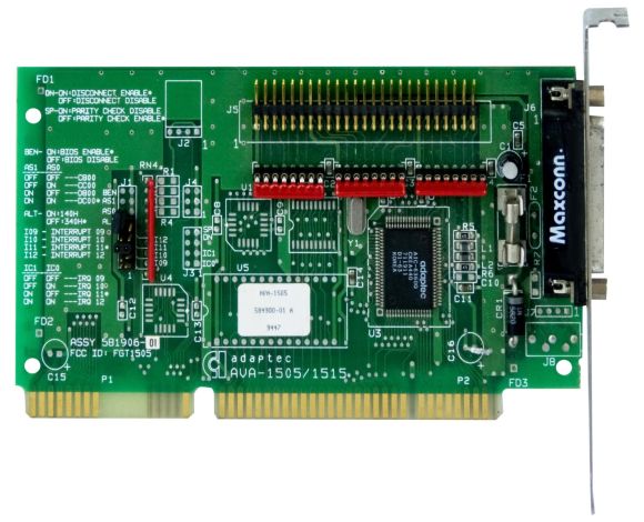 ADAPTEC AVA-1505/1515 SCSI DB25 ISA