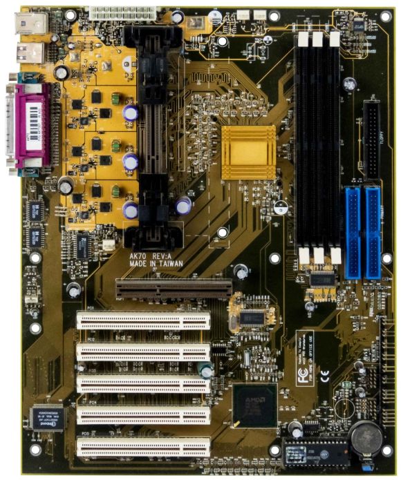 DFI AK70 REV:A AMD-75I SLOT A SDRAM AGP PCI