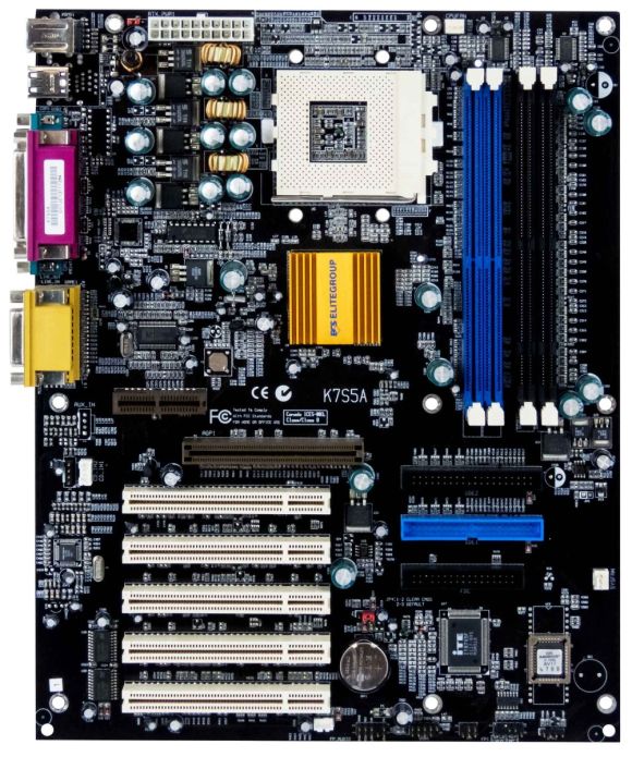 ECS K7S5A MOTHERBOARD s462 DDR AGP PCI AMR