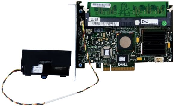 DELL 0MN985 PERC 5i 256MB SAS 3Gbps SATA 1.5Gbps PCI-E +BBU