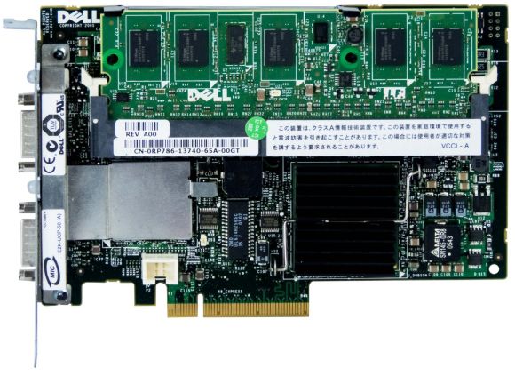 DELL 0RP786 PERC 5E SAS SATA RAID CONTROLLER 256MB PCI-E +BBU