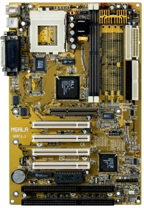 BIOSTAR M5ALA VER: 1.1 SOCKET 7 SDRAM PCI ISA AGP