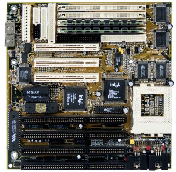 BIOSTAR MB-8500TVX-A MOTHERBOARD SOCKET 7 DRAM PCI ISA