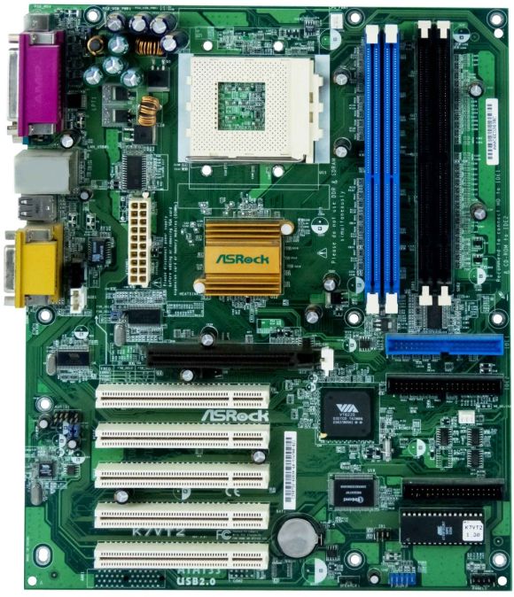ASROCK K7VT2 MOTHERBOARD s.462 DDR AGP PCI ATX