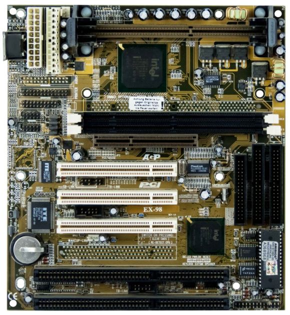 TOMATO BOARD EX-98 SLOT 1 SDRAM AGP PCI ISA