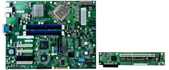 HP 518761-001 450120-002 s775 DDR2 DL320G5P ML310 +RISER PCI-X