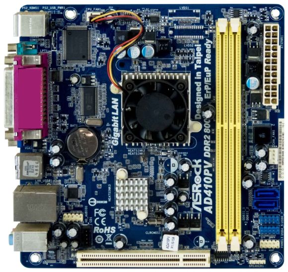 ASROCK AD410PV Intel NM10 s479 DDR2 PCI