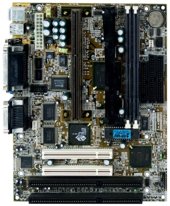 MOTHERBOARD MSI MS-6126 SLOT1 ISA PCI SDRAM ATX 
