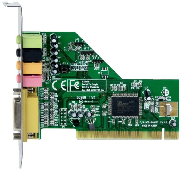 TRUST SC-5100 5.1 MPB-000153 PCI SURROUND SOUND CARD