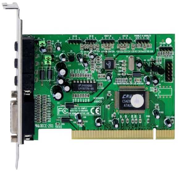 CRYSTAL PT-2620-30 V3.0 PCI SOUND CARD