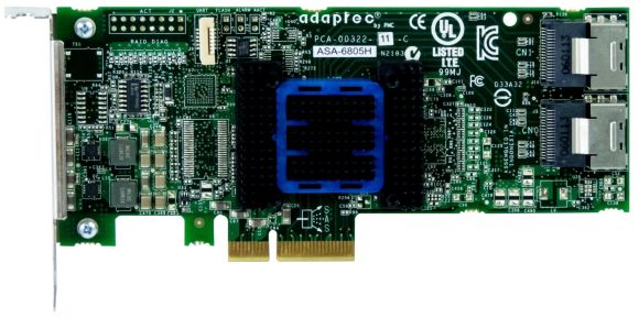 ADAPTEC ASA-6805H SAS/SATA PCIe LP