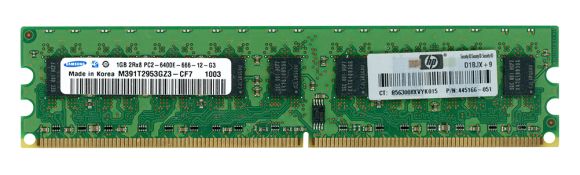 HP 445166-051 M391T2953GZ3-CF7 1GB DDR2-800MHz ECC CL6