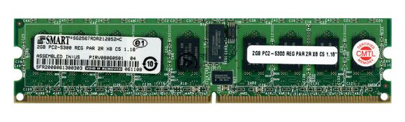 SMART MODULAR SG2567RDR212852HC 2GB DDR2-667Mhz REG ECC CL5