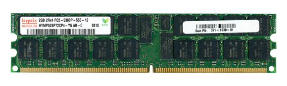 SAMSUNG 2GB DDR2 2Rx4 PC2-5300P ECC REG M393T5660QZA-CE6