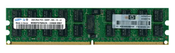 HP 405476-051 M393T5750GZA-CE6Q0 2GB DDR2-667Mhz REG ECC CL5