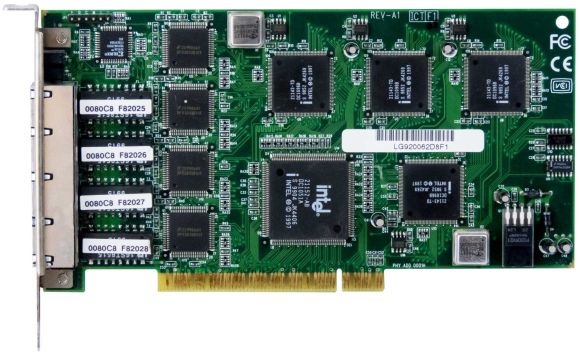 APPLE 8SERVER012A1 QUAD PORT PCI ETHERNET NETWORK CARD