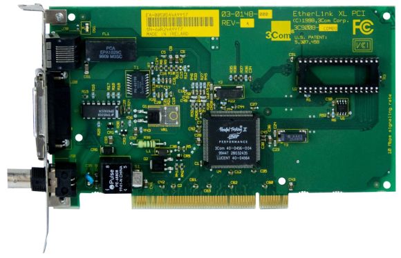 3COM ETHERLINK XL PCI 03-0148-000 3C900B-COMBO NETWORK CARD