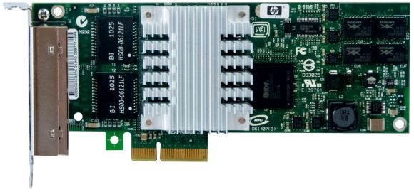 HP 436431-001 NC364T HSTNS-BN26 QUAD PORT GIGABIT PCIe x4 LP
