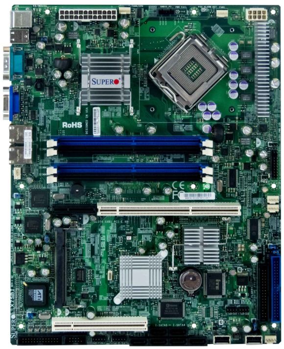 SUPERMICRO X7SBi s775 DDR2 RAID PCIX PCIE PCI