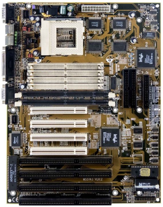 MSI MS5143 VER:2 SOCKET 7 SDRAM SIMM PCI ISA