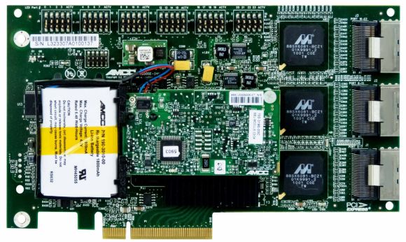 LSI 3WARE 9650SE-24MB 24-PORT SATA PCIE RAID CONTROLLER +BBU