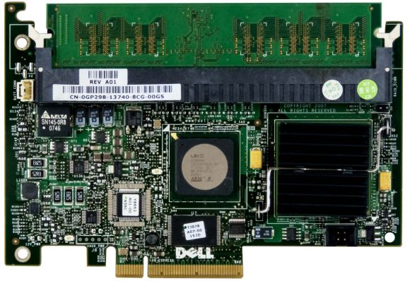 DELL 0GP298 PERC 5i SAS RAID CONTROLLER PCIE 256MB