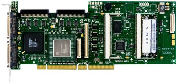 ADAPTEC 3200S-0M 3000S SCSI 68-PIN RAID PCI-X