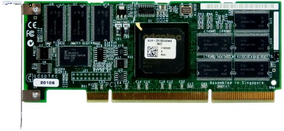 ADAPTEC ASR-2010S/48MB U320 SCSI RAID PCI-X LP