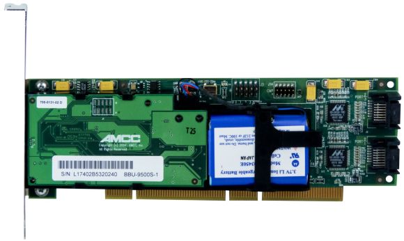 3WARE 9500S-4LP SATA RAID CONTROLLER 128MB PCI-X + BBU
