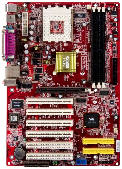 MSI KT4V MS-6712 VER: 10A s.462 DDR AGP PCI CNR