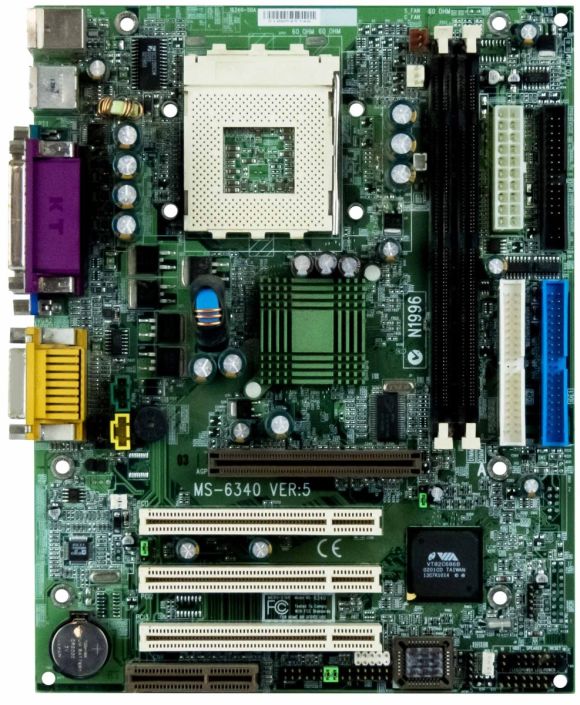 MSI MS-6340 VER:5 s.462 SDRAM AGP PCI CNR