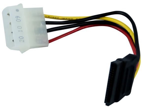 MOLEX TO SATA POWER ADAPTER CABLE 15CM