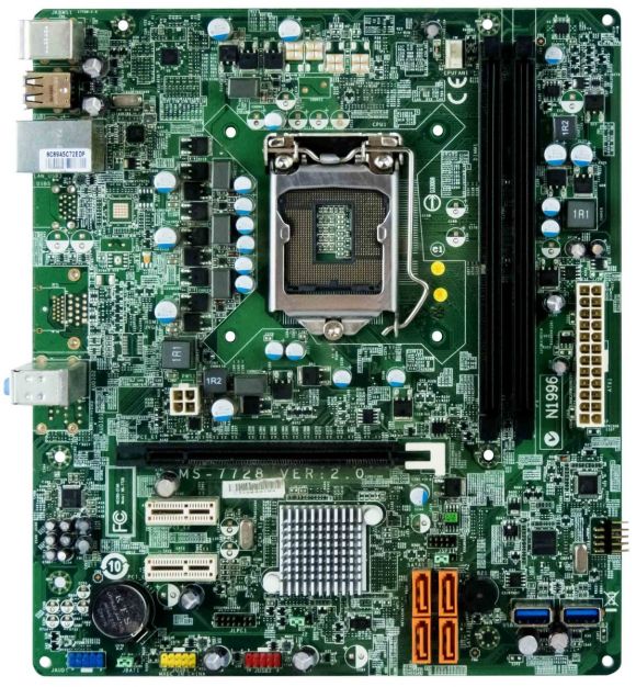 MSI MS-7728  LGA1155 2x DDR3 PCIE SATA mATX INTEL H61