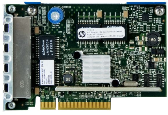 HP 634025-001 629133-001 331FLR 1Gb QUAD PORT PCIe