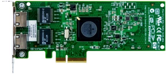 HP 458491-001 BROADCOM NC382T 2-PORT 1GBPS PCI-E FULL HEIGHT ETHERNET SERVER