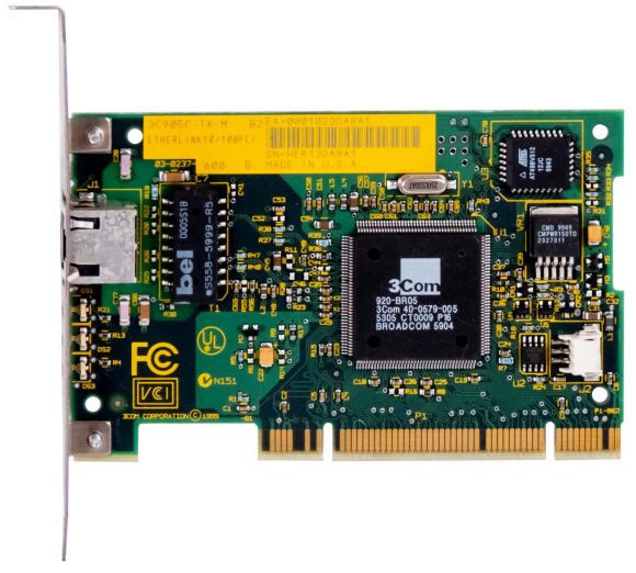 3COM 3C905C-TX-M NETWORK ADAPTER 10/100 RJ45 PCI