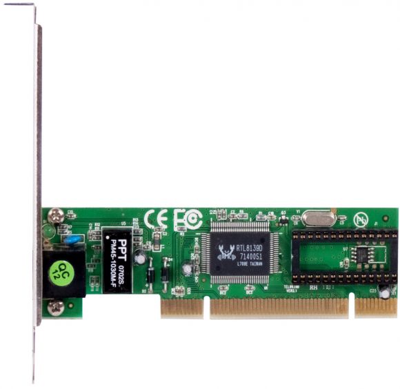REALTEK PM45-1030M-F 10/100Mbps RJ45 PCI RTL8139D