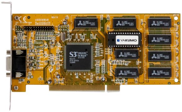 S3 VIRGE/DX 86C375 4MB VS17-AVCG/4MB PCI