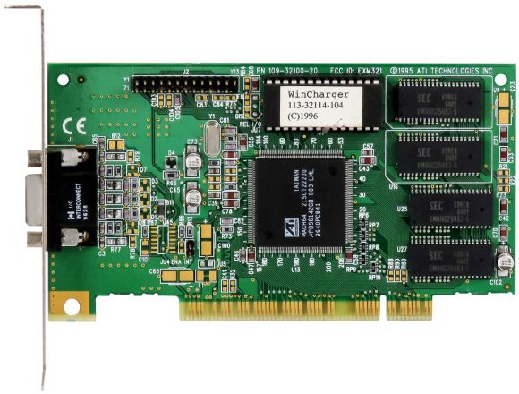 ATI MACH64 2MB 109-32100-20 PCI 