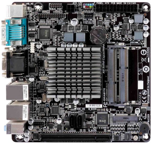 GIGABYTE GA-J1900N-D3V Intel Celeron J1900 DDR3 mini ITX