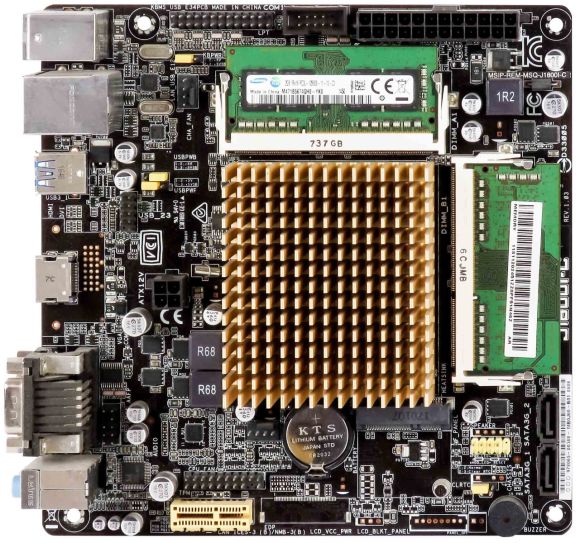 ASUS J1800I-C Intel Celeron J1800 4GB DDR3 mini ITX