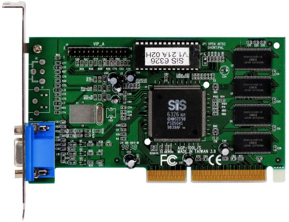 SIS 6326 8MB AGP-100L/S AGP VGA