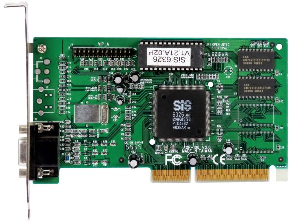 SIS 6326 AGP 4MB AGP-100 VGA EDO