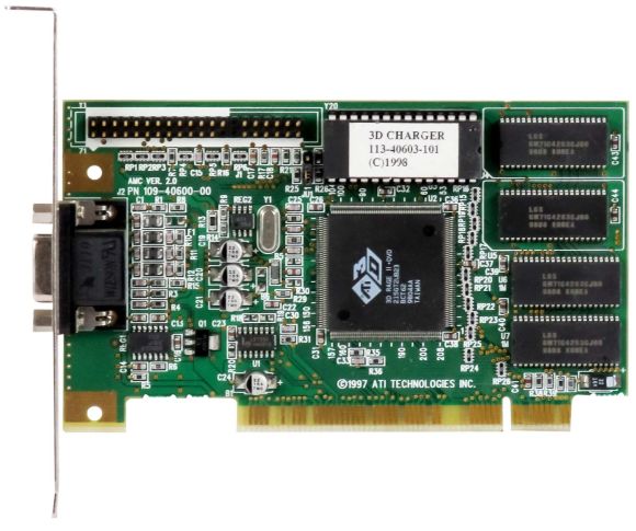 ATI 3D RAGE II + DVD 2MB 109-40600-00 PCI VGA