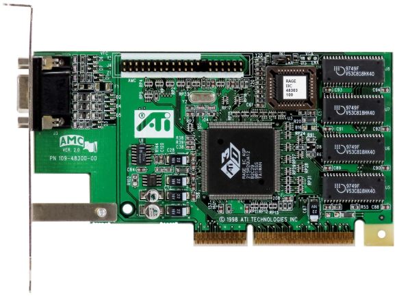 ATI 3D RAGE IIC AGP 4MB 109-48300-00 VGA