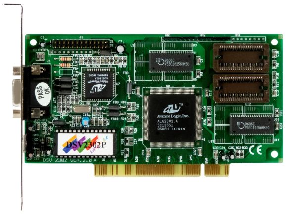 AVANCE LOGIC ALG2302.A 1MB DSV2302P DSV-2302 PCI VGA