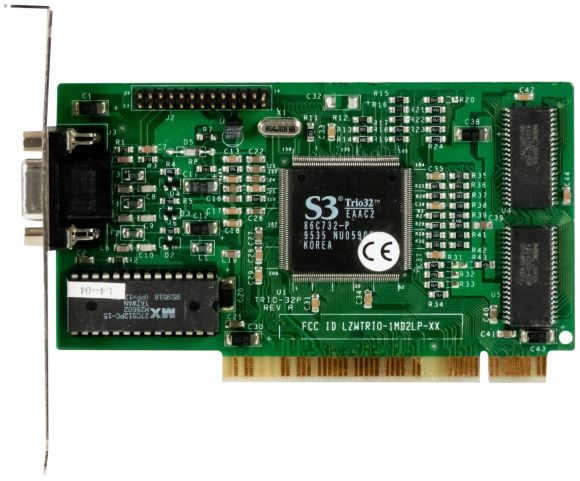 S3 TRIO32 1MB TRIO-32P PCI EDO VGA
