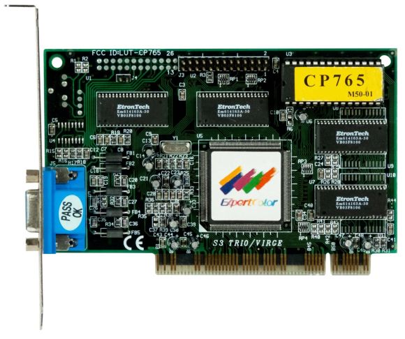 ExpertColor S3 TRIO64V2/DX 2MB S3 TRIO/VIRGE CP765 PCI