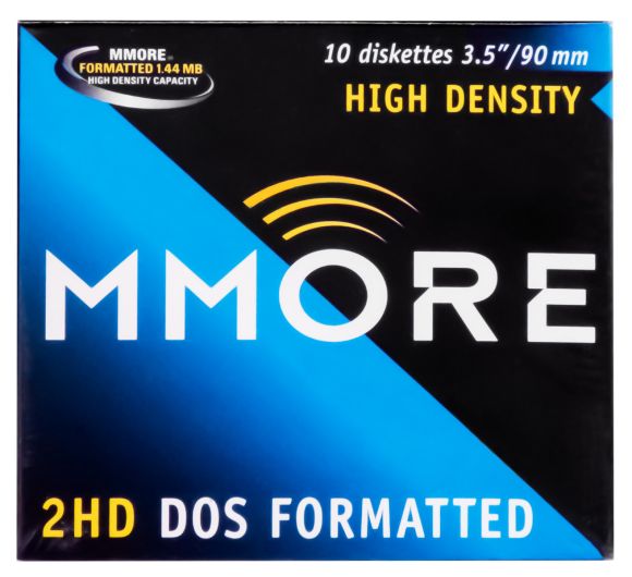 MMORE 10 DISKETTES 1.44MB 3.5'' / 90mm