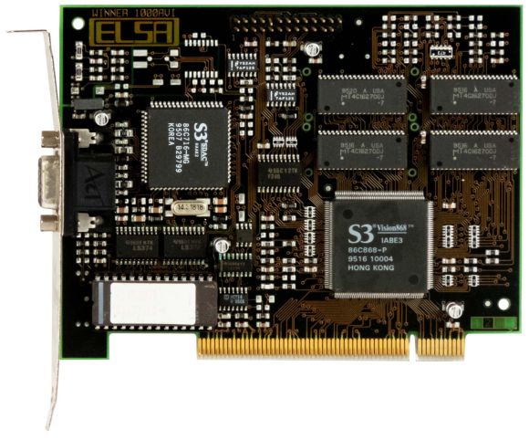 ELSA S3 VISION868 2MB WINNER 1000AVI-PCI-2 PCI D-SUB